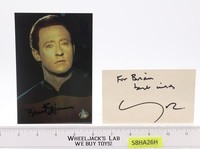 Data Star Trek Next Generation Brent Spiner AUTOGRAPHED 5x7 Picture