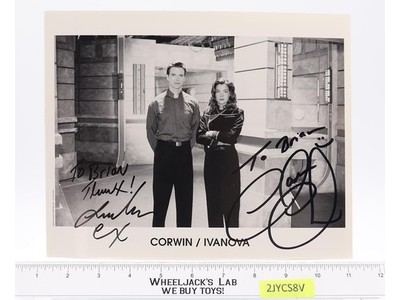Susan & David Babylon 5 Claudia Christian Joshua Cox AUTOGRAPHED 8x10 Photo