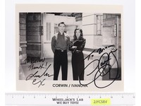 Susan & David Babylon 5 Claudia Christian Joshua Cox AUTOGRAPHED 8x10 Photo