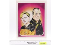 Denise Crosby Jerry Doyle Star Trek/Babylon 5 AUTOGRAPHED 8x10 Artist Print