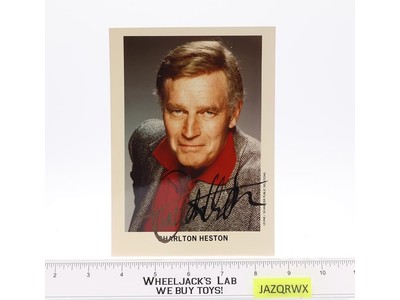 Charlton Heston Actor AUTOGRAPHED 5x7 Photograph