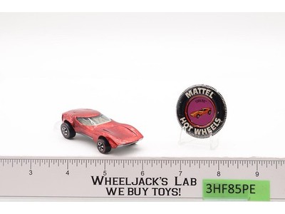 Torero Red White Interior W/ BUTTON 1968 1969 Hot Wheels Mattel Redline RL