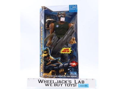 K9 Corps BULL DOZER Pit Bull 12" Action Figure in Box Lanard 2005 NEW SEALED