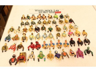 Lot of 64 GI Joe Action Figures Hasbro 1980s - 1990s Vintage Torsos Only