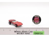 Torero Red w/ White Interior & BUTTON 1968 1969 Hot Wheels Mattel Redline RL