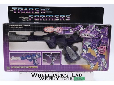 Shockwave 100% Complete W/BOX & INSERT WORKS G1 Transformers Action Figure