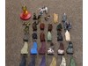 Lord of the Rings Burger King Toy Figure Complete Display Base Ring Set 2001