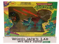 Cave Turtle Leo & his Dingy Dino TMNT 1993 Playmates NEW SEALED