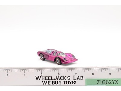 Porsche 917 Magenta 1969 1970 Redline Hot Wheels Mattel Vintage RL