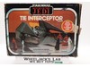 Imperial Tie Interceptor 100% Complete W/Box Star Wars ROTJ 1983 Kenner Vintage