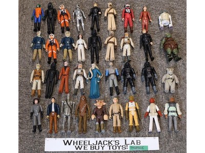 Lot 4 of 36 Vintage Star Wars 1970-1980's Action Figures