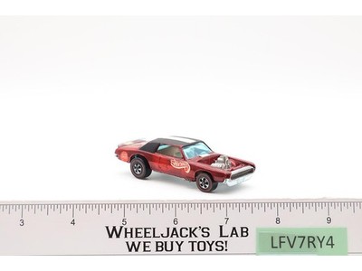 TNT-Bird Red W/ Black Roof 1969 Hot Wheels Mattel Vintage Redline RL