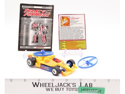 G2 Leadfoot Rotor Force 100% Complete 1993 Vintage Hasbro Transformers NM