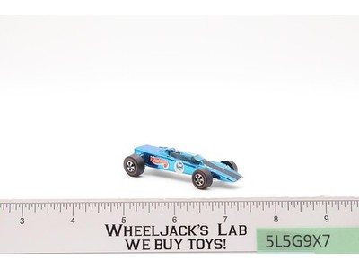 Lotus Turbine Blue 1969 Redline Hot Wheels Mattel Vintage RL Hong Kong