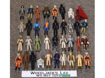 Lot 3 of 36 Vintage Star Wars 1970-1980's Action Figures