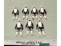 Lot of 7 Star Wars Biker Scouts 1970s-1980s Vintage Action Figures