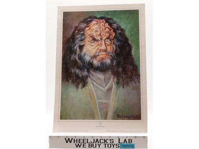 L'Kor by Richard Herd Autograph 2001 Star Trek Poster 17 x 12 Limited Edition