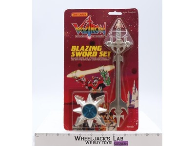 Blazing Sword Set Voltron Defender of the Universe 1984 Matchbox NEW SEALED