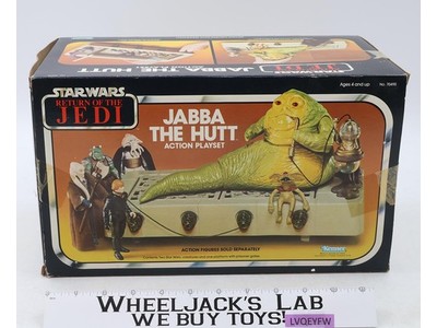 Jabba the Hutt Action Playset Complete W/ INSERT Star Wars 1983 Kenner NEW MIB
