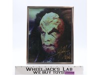 Chancellor Martok Star Trek DS9 J.G. Hertzler AUTOGRAPHED Framed Picture