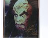 Chancellor Martok Star Trek DS9 J.G. Hertzler AUTOGRAPHED Framed Picture