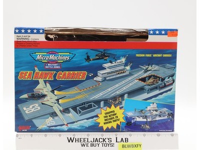 Sea Hawk Carrier Micro Machines W/Box 1993 Galoob Action Figure Playset
