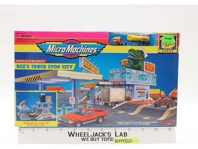 Rex's Truck Stop Hiways & Byways Micro Machines 1996 Galoob Playset NEW MISB