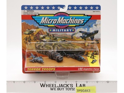 Terror Troops #11 Nightfire Force Military 7000 Micro Machines Galoob 1994 MOSC