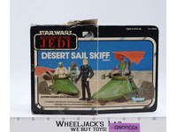 Desert Sail Skiff W/ UNUSED STICKERS Star Wars 1983 Kenner Vehicle NEW MIB