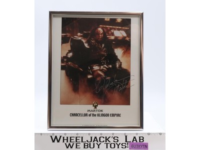 Chancellor Martok Star Trek DS9 J.G. Hertzler AUTOGRAPHED Framed Picture