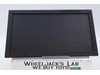 Black Wooden & Glass Display Case With Mirror Bottom 13.5 Long x 8 Wide