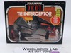 Imperial Tie Interceptor 100% Complete W/ INSERT Star Wars ROTJ 1983 Kenner