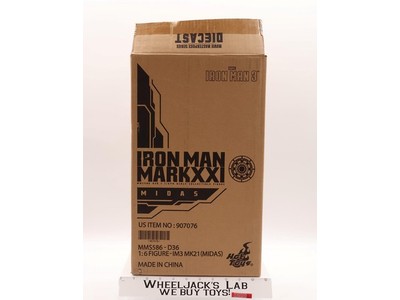 MMS586-D36 Iron Man Mark XXI Midas Hot Toys 1/6 Scale Figure NEW MIB