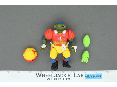 T.D. Tossin' Leo Teenage Mutant Ninja Turtles TMNT 1991 Playmates Vintage Figure
