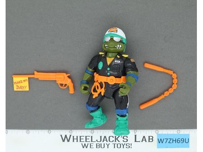 Make My Day Leo Teenage Mutant Ninja Turtle TMNT 1991 Playmates Vintage Figure