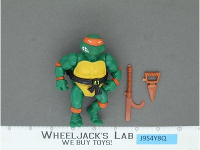 Michaelangelo SOFT HEAD Teenage Mutant Ninja Turtles TMNT 1988 Playmates Vintage