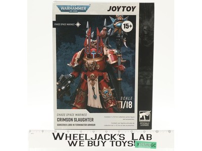 Crimson Slaughter Sorcerer Lord In Terminator Armor Warhammer 40K JoyToy MIB