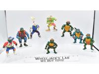 Lot of 8 #1 Teenage Mutant Ninja Turtle TMNT Playmates Vintage Action Figure