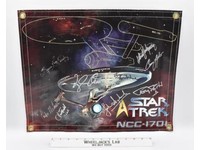 Star Trek NCC-1701 Vinyl Canvas Convention Banner Poster SIGNED AUTOGRAPHED