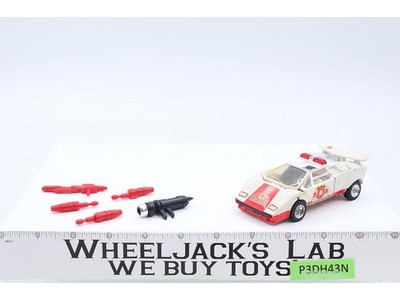 Red Alert COMPLETE 1985 Vintage Action Figure G1 Transformers Lamborghini