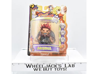 Akuma Street Fighter Jr. Resaurus 1999 Capcom NEW MOSC Action Figure