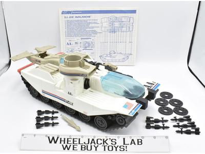 Avalanche Artic Tank 100% Complete 1990 Gi Joe Vintage Vehicle Hasbro
