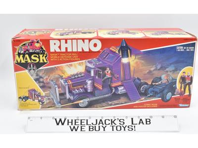 Rhino Bruce Sato Matt Trakker 100% Complete w Box MASK 1985 Kenner Vintage