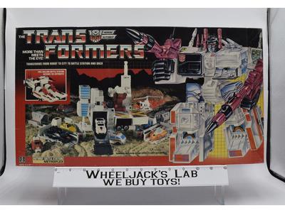 Metroplex NEAR MINT FIGURE MIB 100% Complete 1985 Vintage G1 Transformers