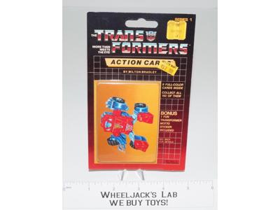 Gears Sealed Pack Card #25 of Transformers Trading Action Cards 1985 G1