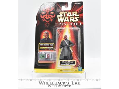 Darth Maul Commtech First NEW MOSC Episode 1 Star Wars Kenner Action Figure