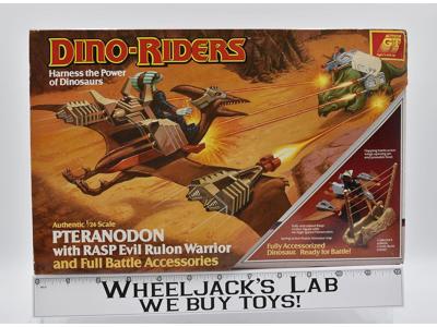 Pteranodon W RASP Boxed Dino Riders Vintage Action Figure 1987 Tyco