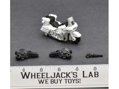 Groove METAL WHITE MINT 100% Complete Vintage G1 Transformers Action Figure