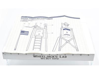 Watch Tower Original Blueprints Instructions 1984 ARAH GI Joe Cobra