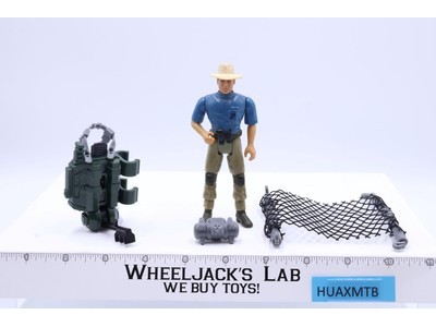 Alan Grant With Aerial Net Trap Jurassic Park 1993 Kenner Action Figure